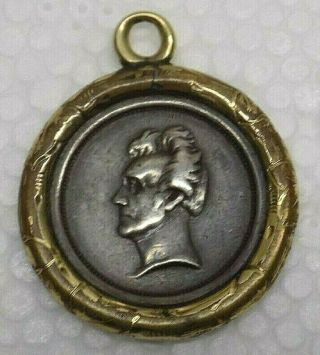 1833 President Andrew Jackson 2nd Term Presidential Inauguration Medal Pendant