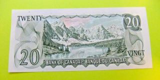 1969 Bank of Canada 20 Dollar Replacement Note - EZ9285511.  AU 55 - Almost UNC 3