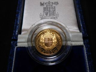 X2 Great Britain 1989 Gold 1/2 Sovereign Proof W/ Box No