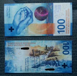 Switzerland 100 Francs 2019 (2019) P - Available Unc,  Frist Day ××××××××