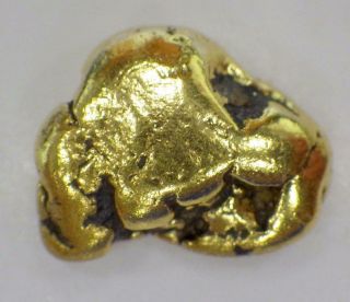 Gold Nugget Alaskan 6.  729 Grams Natural Placer Hope Creek High Purity