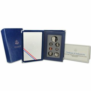1993 United States Prestige Set Madison Silver Dollar Box With