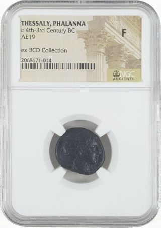 The Lost City Of Ancient Greece,  Thessaly Ngc Graded Coin (f)