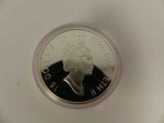 2000 CANADA 15 DOLLARS STERLING SILVER COIN DRAGON 4