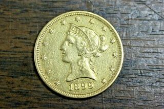 1899 $10 Gold Liberty Head Eagle