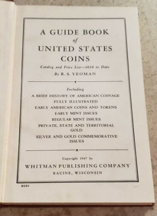 1948 United Stated Coins Red Book by R.  S.  Yeoman - 2nd Ed.  - 2