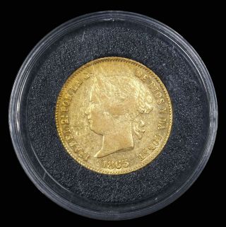 1863 Philippines 4 Peso Gold Extremely Fine Grade