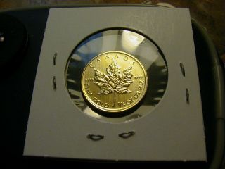 1/4 oz.  9999 Canadian gold coin 2015 2