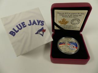 2016 Canada 20 Dollars Fine Silver Coin Toronto Blue Jays
