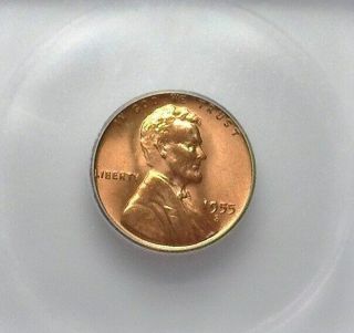 1955 - S Lincoln Wheat Cent Icg Ms67 Red Lists For $90