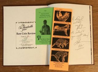 Bowers & Merena Rare Coin Review 100,  hardbound edition 109/300,  signed 2