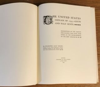 Monographs on Varieties of United States Large Cents 1793 - 1794,  Adams,  1976 4