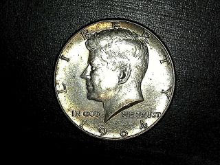 1964 - P Toned 90 Silver Kennedy Half Dollar Really Toning