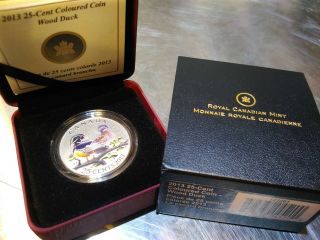 2011 Royal Canadian,  25 Cent,  Black Capped Chickadee W/ Box And
