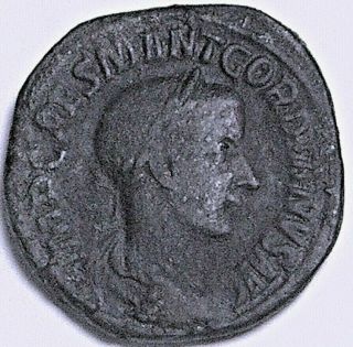 Roman Imperial - Gordian Iii 238 - 244 A.  D.  Sestertius - Concordia - - - - - -
