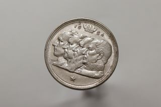 Belgium 100 Francs 1954 Silver A99 Z3029