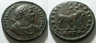 V.  Rare Grade Ancient Roman Julian Ii As Apostate 360 - 3 Ad Large Bronze Ae1 Coin
