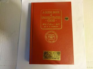 Signed By Yeoman - 1987 40th Edition Red Book Of Us Coins Rs Yeoman