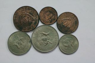 Uganda 1966 Coin Set B18 Zc17