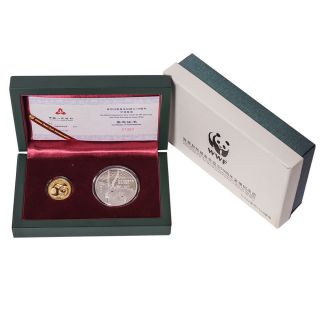 2011 China 100 Yuan Gold And 10 Yuan Silver 50th Anniversary For The World Wi.