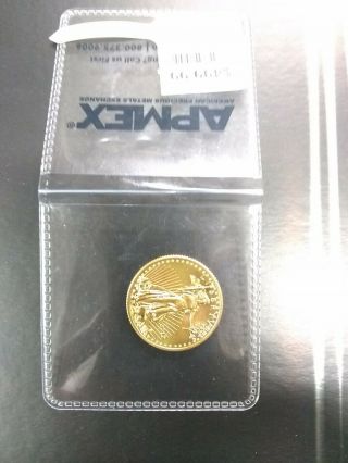 2017 1/4 oz Gold American Eagle $10 US Coin Uncirculated BU 3