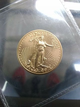 2018 1/4 Oz Gold American Eagle $10 Us Coin Uncirculated Bu