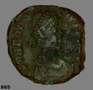 Theodosius I,  Ae4,  Camp Gate,  Rated As Scarce,  Thessalonica