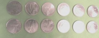 2009 Washington Dc & Territories Quarter Year Set - 12 - Coin P&d From Unc Rolls