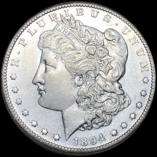 1894 - S Morgan Silver Dollar Looks Uncirculated San Francisco High End $1 Nr