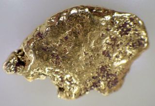 Gold Nugget Alaskan 6.  405 Grams Natural Placer Slate Creek High Purity