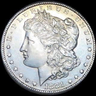 1881 - Cc Morgan Silver Dollar Closely Uncirculated Carson City Ms Bu Coin Nr