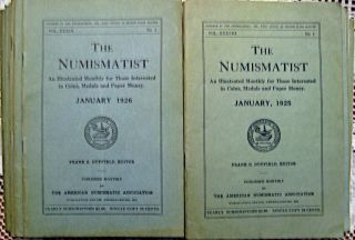 1925 & 1926 Complete Set Numismatist American Numismatic Association 24 Issues