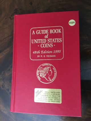 Official Red Book Guide To Us Coins By Yeoman 48th Ed Year 1995