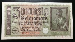 Germany 20 Reichsmark 1940 German Occupied Territories - Wwii