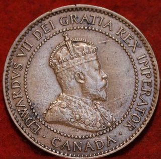 1907 - H Canada One Cent Foreign Coin