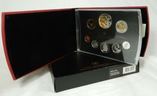 2008 Canada Double Dollar Proof Set With Quebec City Commemorative Dollar