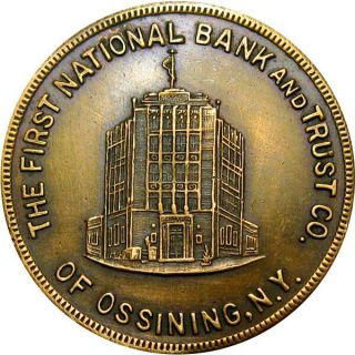 1931 Ossining York Good Luck Swastika Token First National Bank & Trust Co
