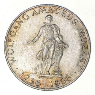 Silver - World Coin - 1956 Austria 25 Schilling - World Silver Coin 13.  1g 292