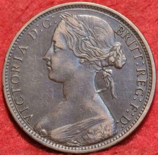 1870 Great Britain 1 Penny Foreign Coin