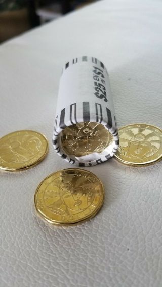 2019 Canada $1 Equality Loonie Coin Roll Canadian