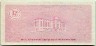 RARE Vietnam 1000 Dong 1987 Foreign Exchange FEC FX6 aUNC/UNC Banknote - n639 2