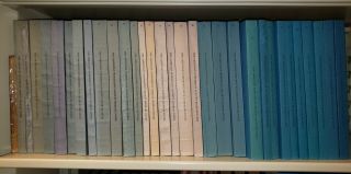 American Numismatic Society Museum Notes Blue Volumes 1 - 33 (missing V2)