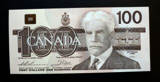 1988 Bank Of Canada $100 Dollars Thiessen & Crow Bjg4623774 Bc - 60a - I (au, )