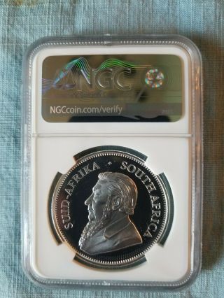 2017 SA Silver Proof Krugerrand 50th Anniversary NGC PF70 UC LOW LOW 205 3