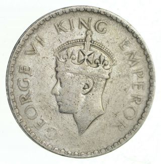 1941 India 1 Rupee - World Silver Coin 11.  9g 680