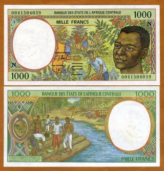 Central African States,  Equatorial Guinea,  1000 Francs,  2000,  P - 502nh,  Unc