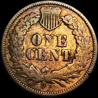 1877 Indian Head Copper Penny LIGHTLY CIRCULATED Key Date Collectible 3