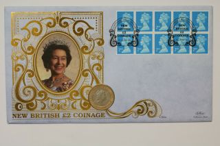 Uk Gb 2 Pounds 1997 Coin Cover B15 Scg46
