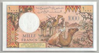 561 - 0123 DJIBOUTI | BANQUE NATIONALE,  1000 FRANCS,  1991,  PICK 37e,  UNC 2