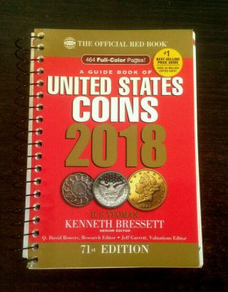 The Official Red Book : A Guide Book Of United States Coins 2018 (spiral - Bound)